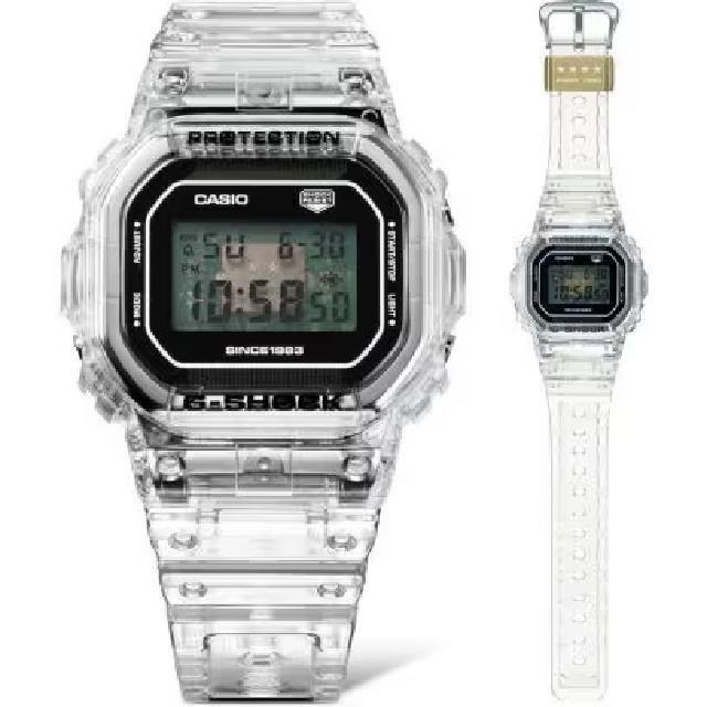 【CASIO卡西歐】Clear Remix系列DW-5040RX-7 40周年限定透明潮流腕錶 42.8mm