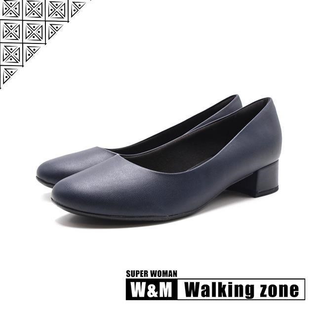 WALKING ZONE SUPER WOMAN系列完美低跟鞋 女鞋-藍
