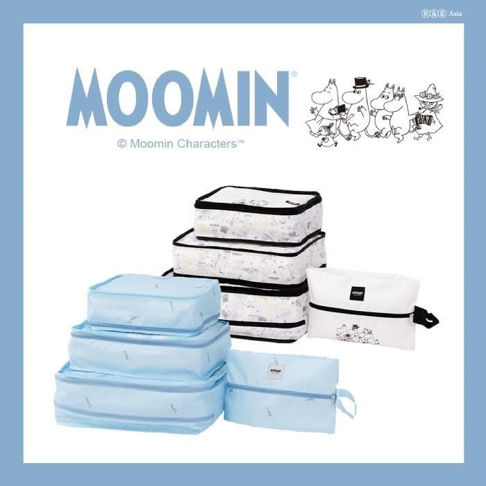 Moomin姆明吊掛式旅行收納袋四件組