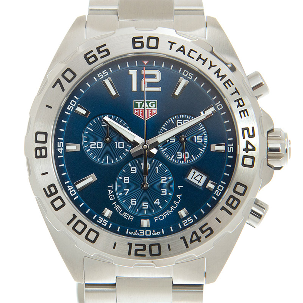 TAG HEUER 豪雅 F1石英計時腕錶(CAZ101K.BA0842)x藍x43mm