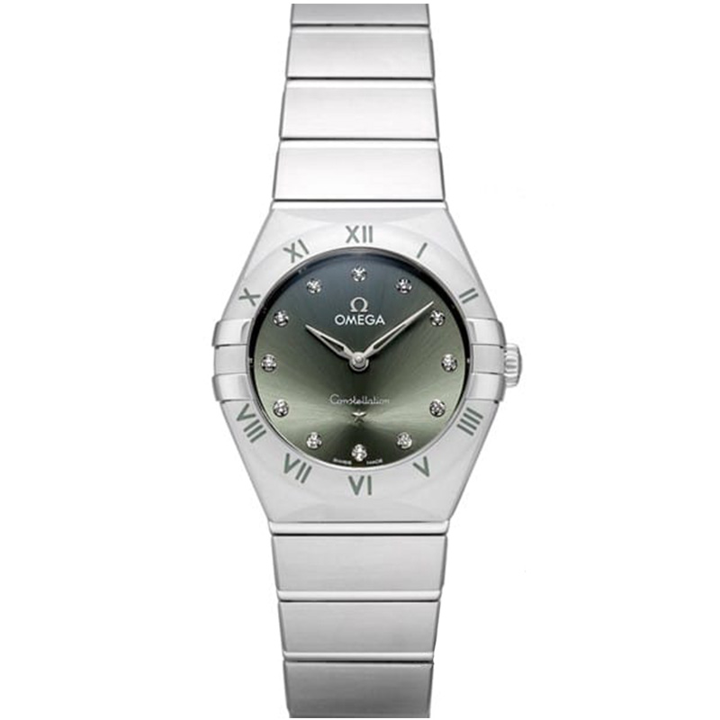 Omega 歐米茄 星座系列石英女仕腕錶(131.10.28.60.60.001)x抹茶綠x28mm