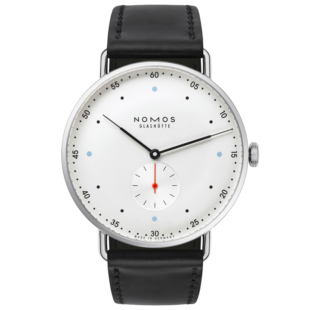 NOMOS Metro系列 手動上鍊 小秒針 時尚機械腕錶 38.5mm/1108
