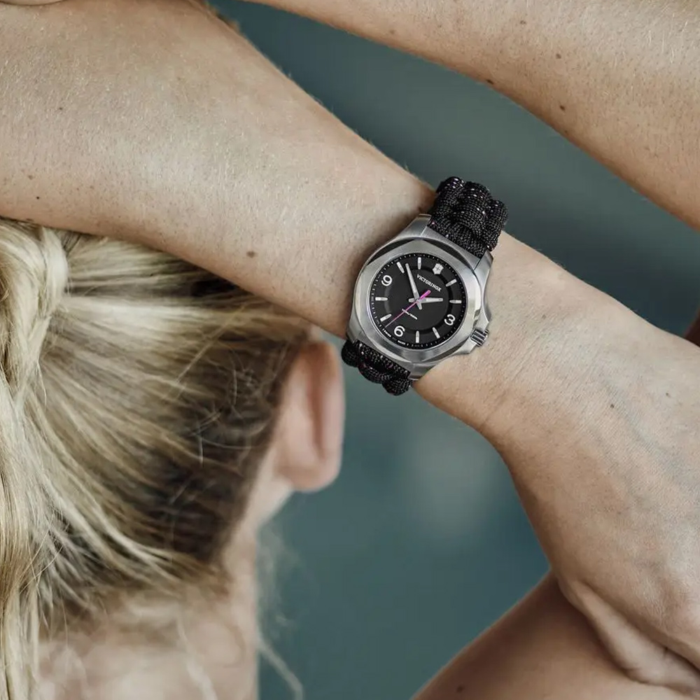 Victorinox 瑞士維氏 INOX V 戶外休閒腕錶 手錶 女錶-VISA-241918/37mm