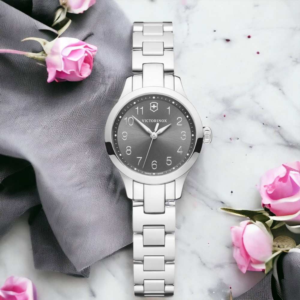 Victorinox 瑞士維氏 Alliance XS 現代時尚女錶 手錶 禮物 灰色-VISA-241839