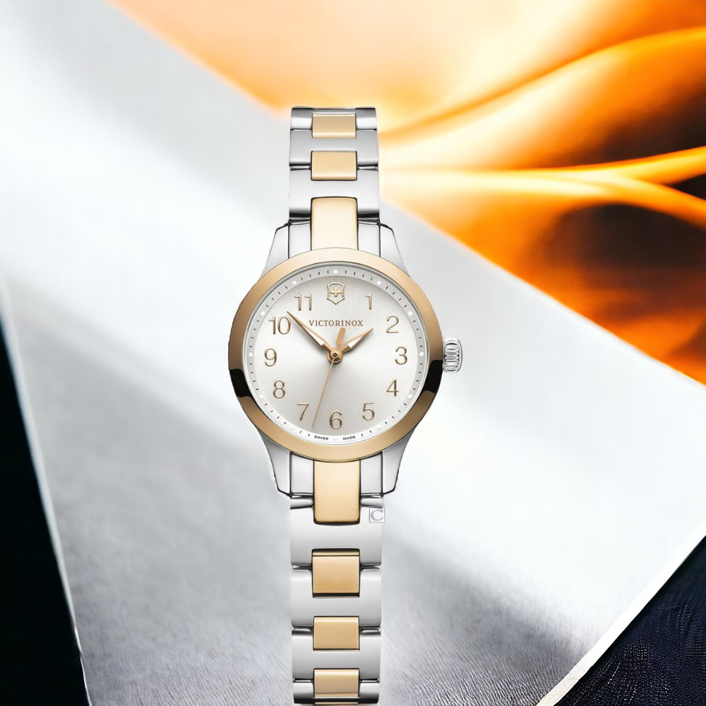 Victorinox 瑞士維氏 Alliance XS 現代時尚女錶 藍寶石 手錶 禮物-VISA-241842