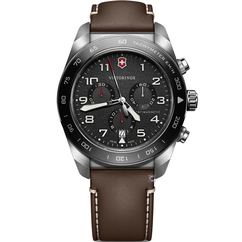 Victorinox 瑞士維氏錶 Swiss Army 計時碼錶時尚腕錶 男錶 手錶-VISA-242046