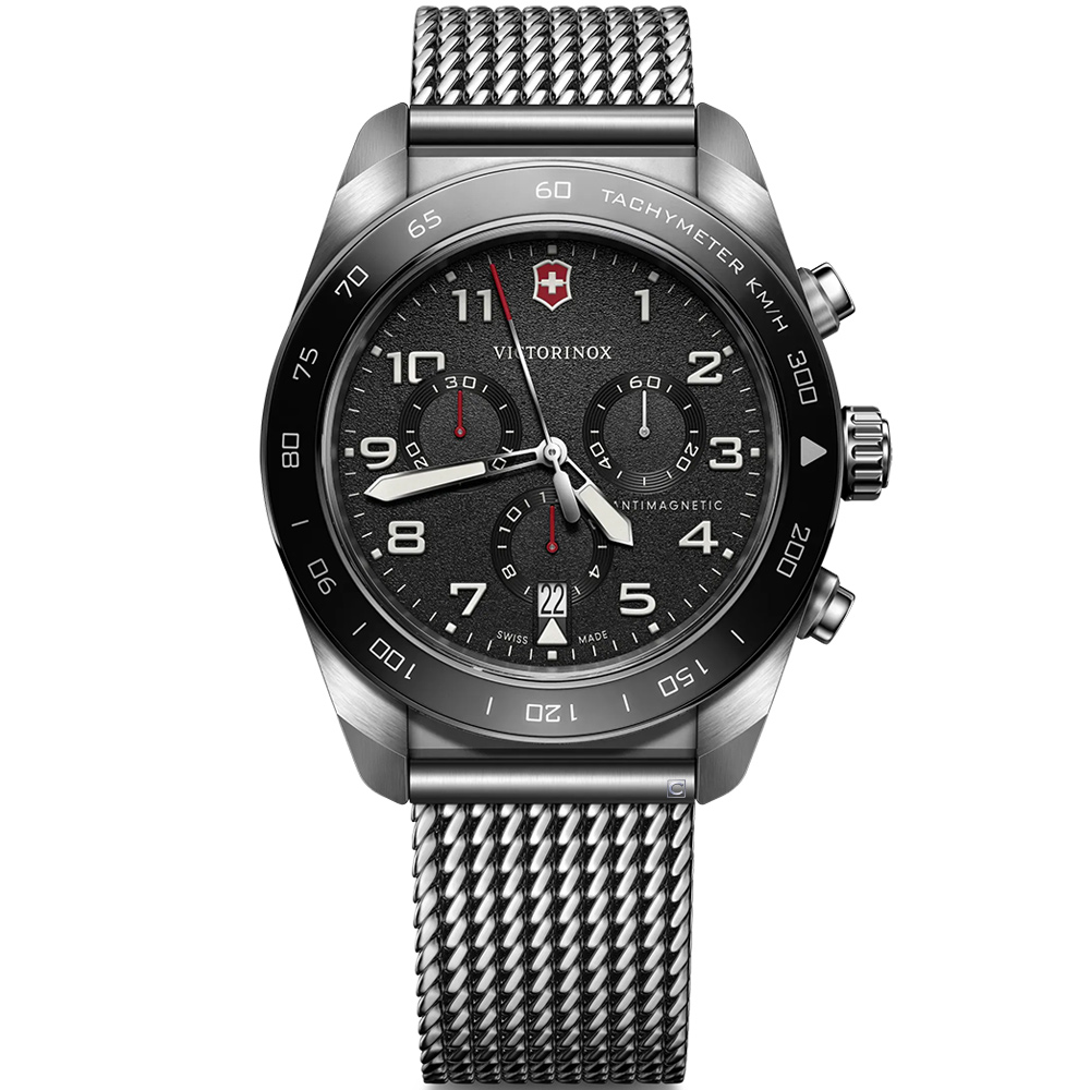 Victorinox 瑞士維氏錶 Swiss Army 計時碼錶時尚腕錶 男錶 手錶-VISA-242048
