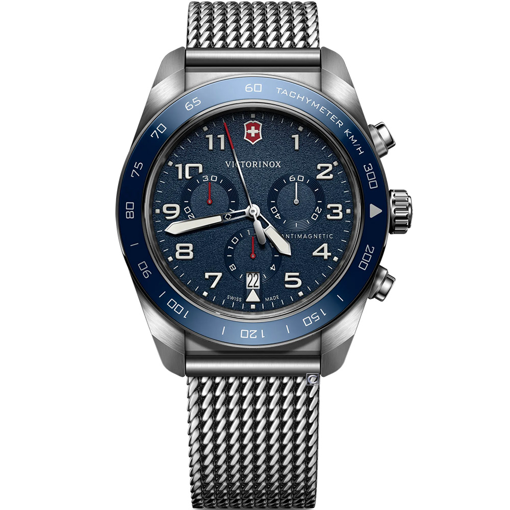 Victorinox 瑞士維氏錶 Swiss Army 計時碼錶時尚腕錶 男錶 手錶-VISA-242049