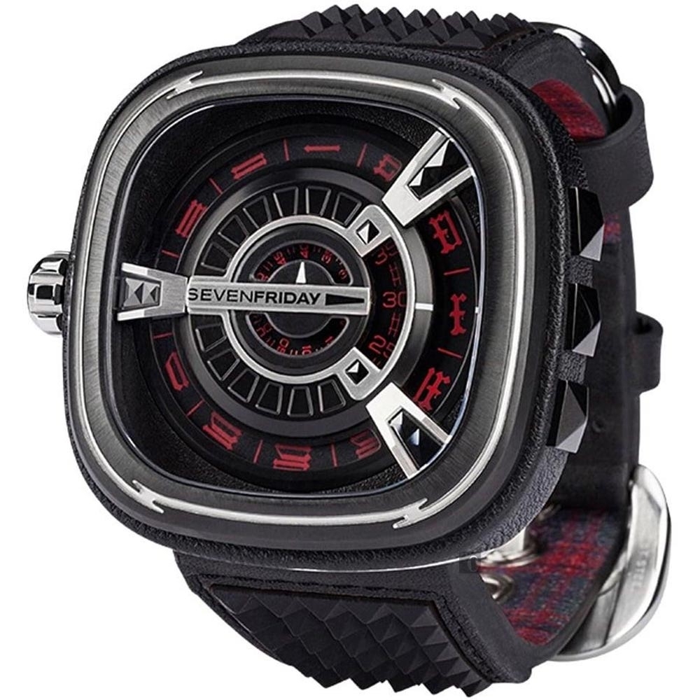 SEVENFRIDAY 限量全臺十隻自動上鍊機械錶-黑/48mm/M1/04