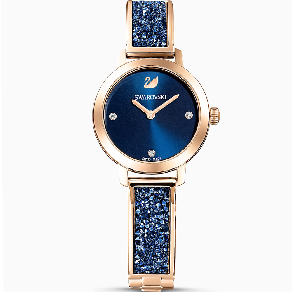 SWAROVSKI 施華洛世奇 COSMIC ROCK 時尚腕錶 5466209 藍色