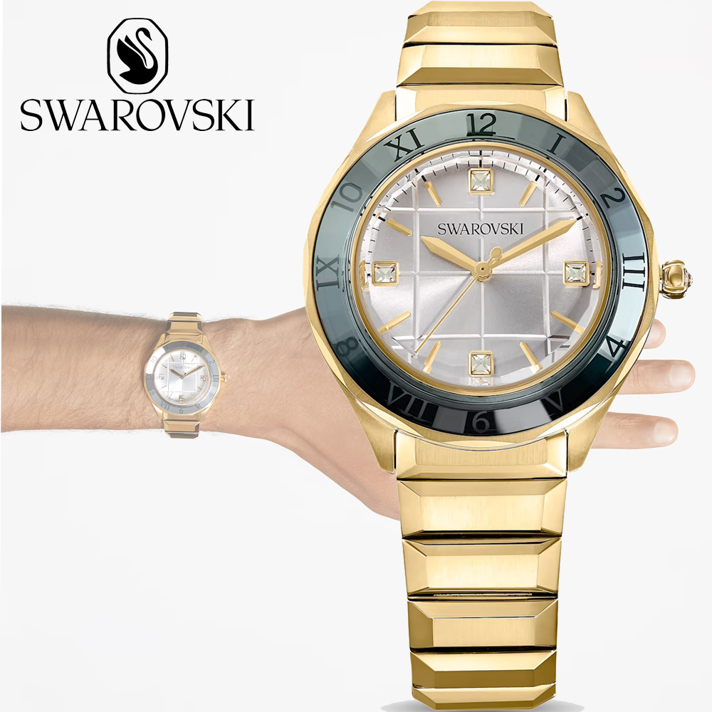 SWAROVSKI施華洛世奇 Dxtera系列 摩登時尚腕錶-5635450