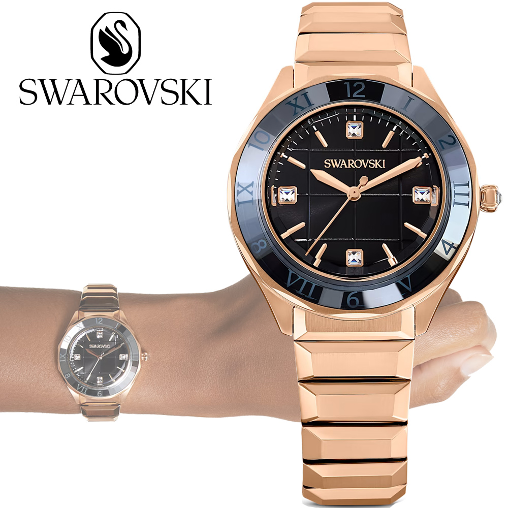 SWAROVSKI施華洛世奇 Dxtera系列 摩登時尚腕錶-5641294