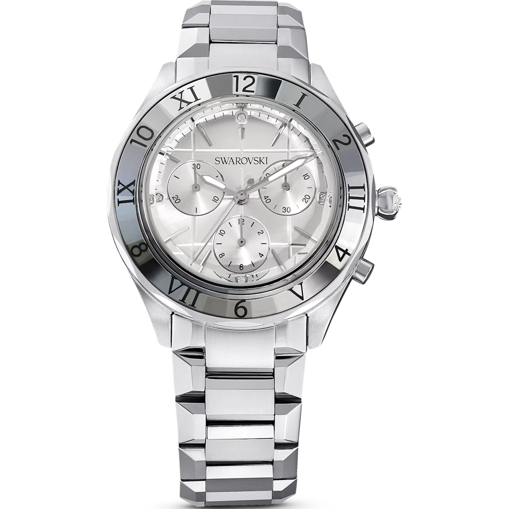 SWAROVSKI施華洛世奇 Dxtera系列 摩登工業時尚計時腕錶-5641297