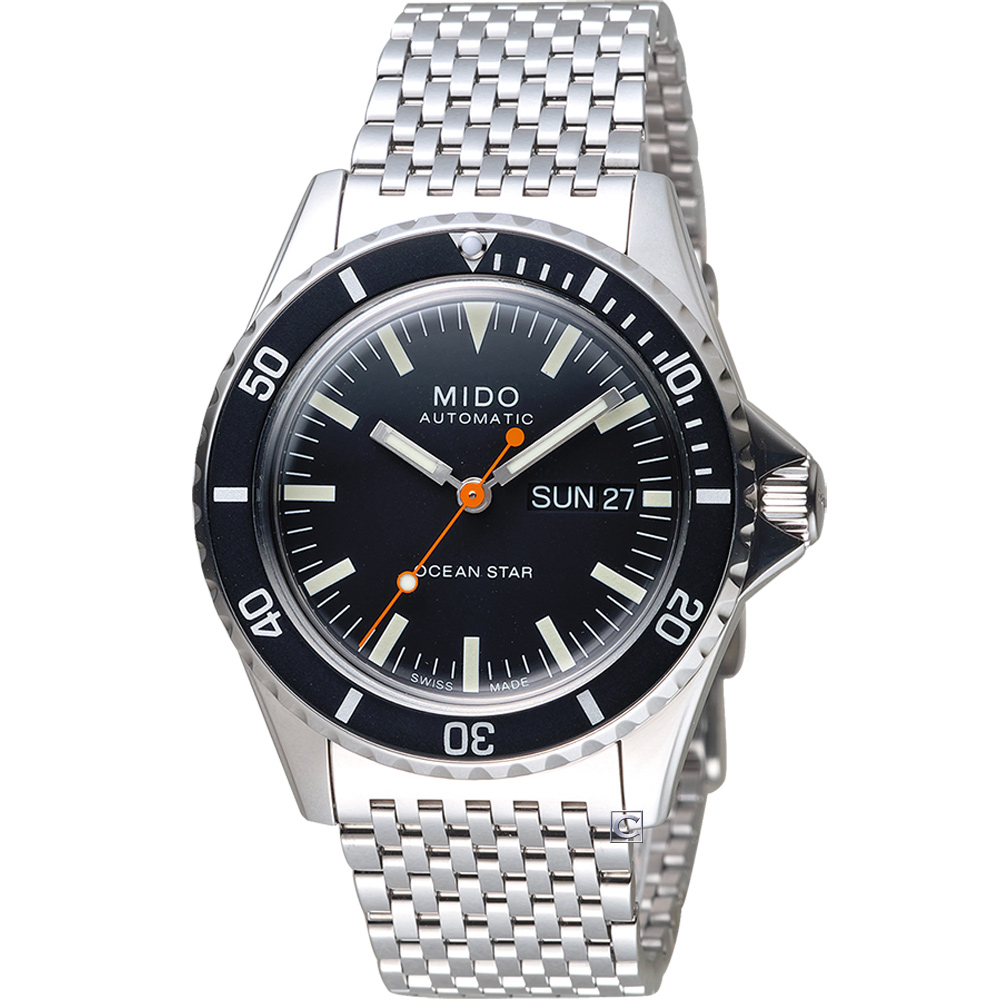 MIDO 美度海洋之星 TRIBUTE 75週年特別版機械錶/M0268301105100/黑41mm