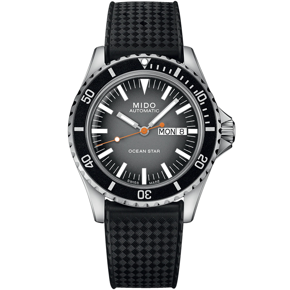 MIDO 美度 Ocean Star 海洋之星200米機械腕錶/黑/40.5mm/M0268301708100