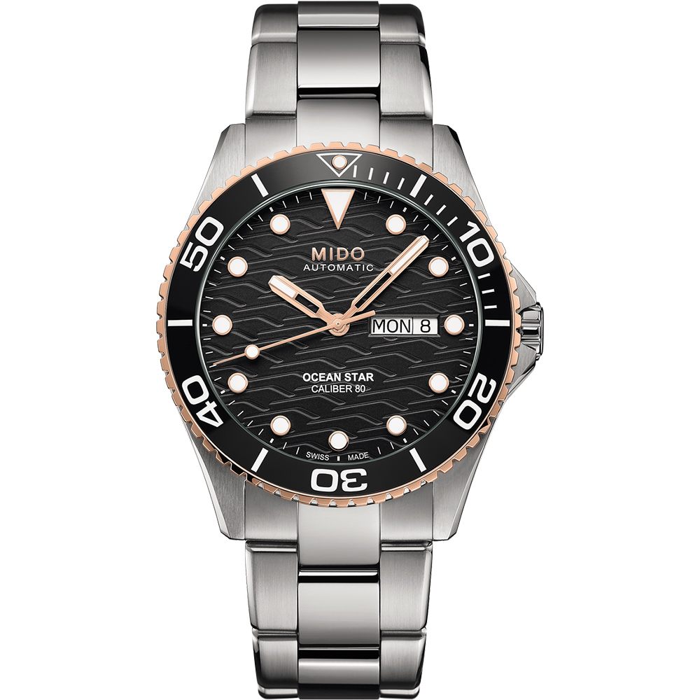 MIDO 美度 Ocean Star 200C 海洋之星陶瓷圈潛水機械錶-42.5mm M0424302105100
