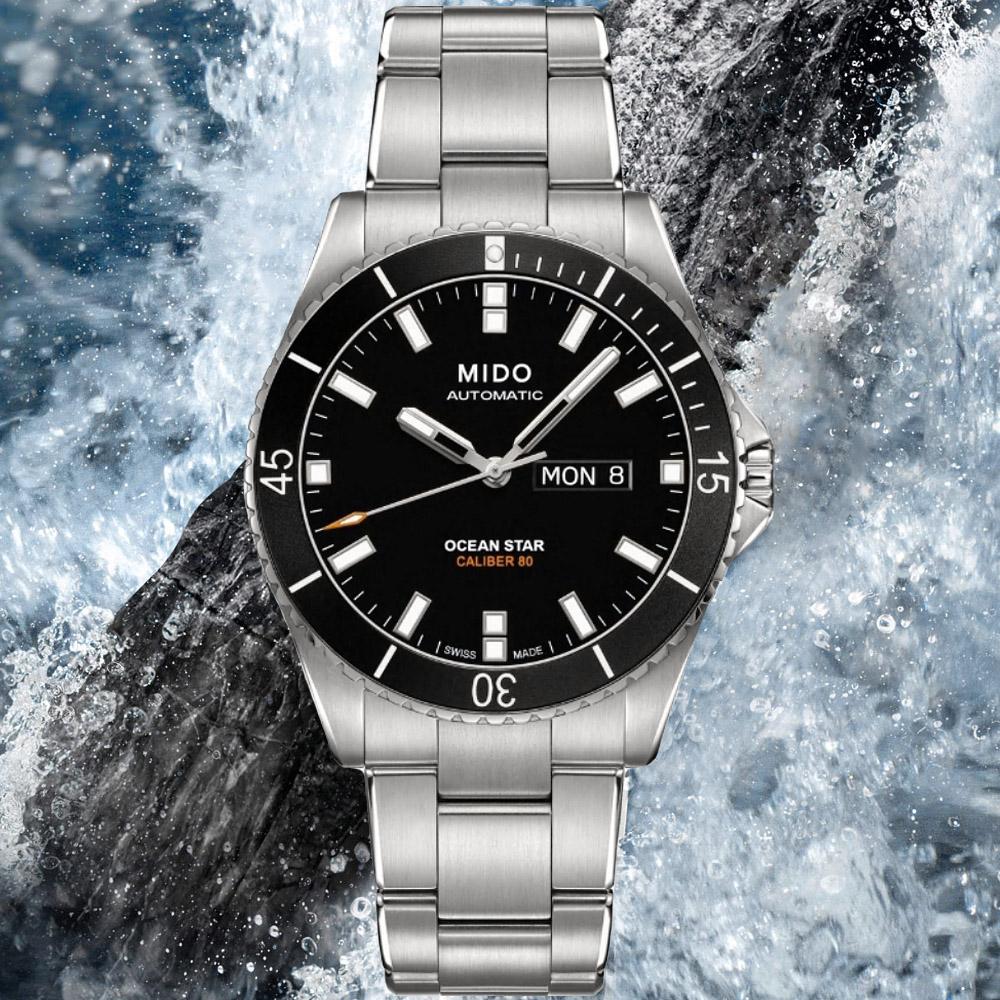 MIDO美度 OCEAN STAR 海洋之星 200米 潛水機械腕錶 42.5mm / M0264301105100