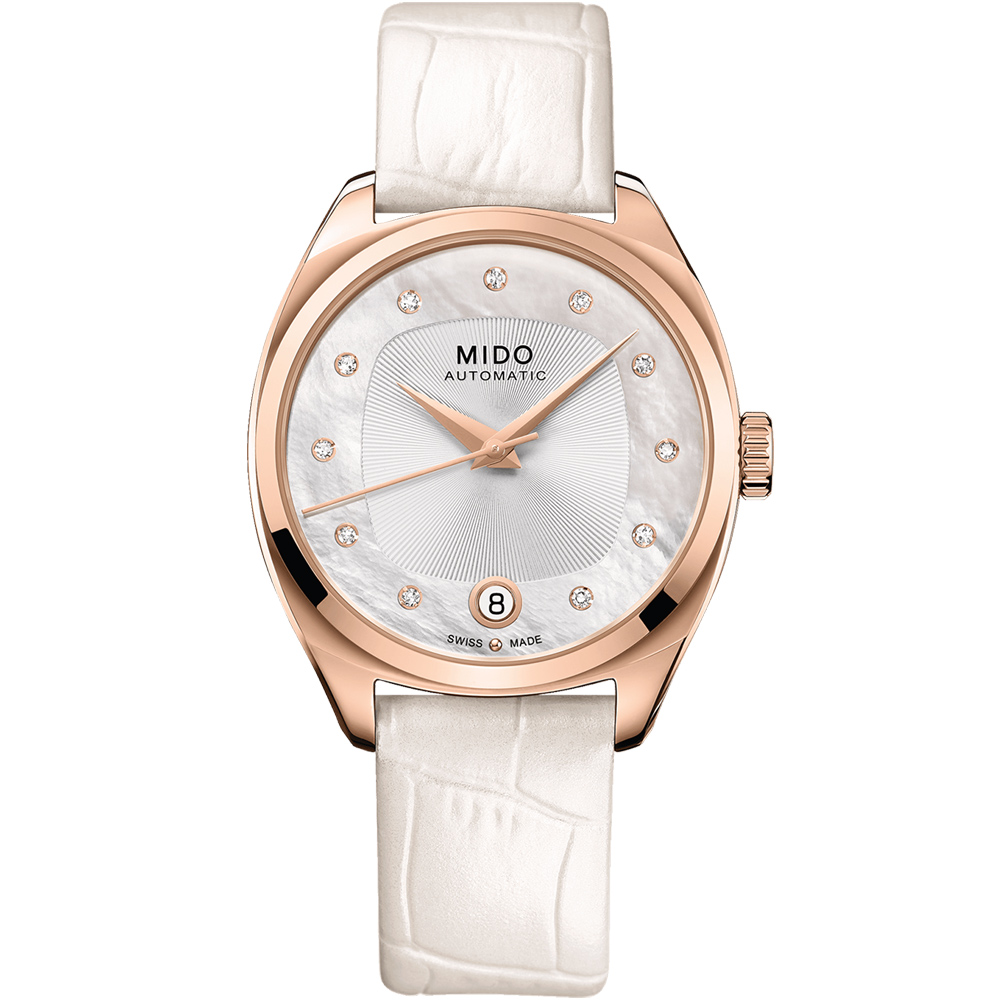 MIDO 美度 Belluna Royal優雅雋永真鑽特別版套錶組-M0243073711600/33mm