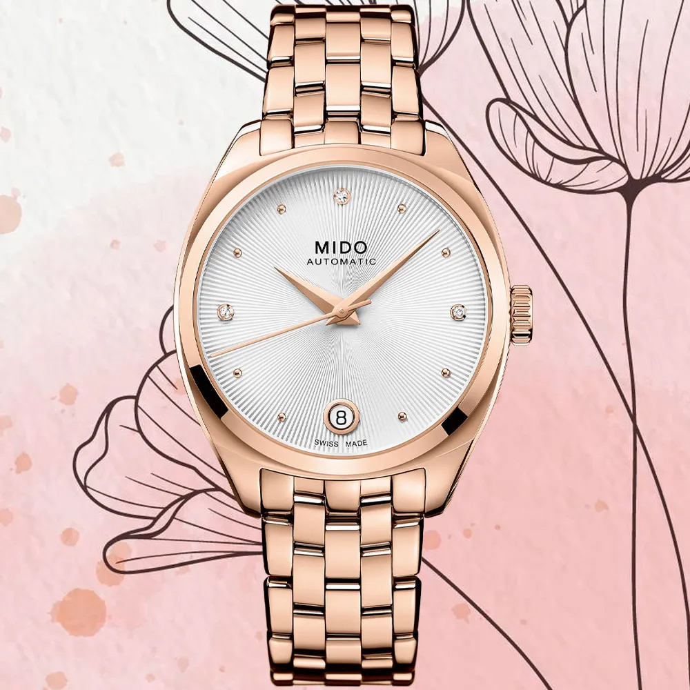 MIDO美度 BELLUNA 雋永系列 皇室經典機械腕錶 33.4mm / M0243073303600
