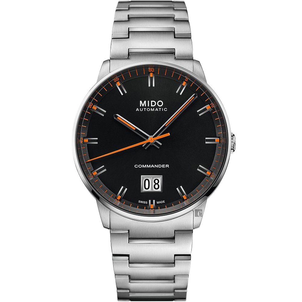 MIDO 美度 COMMANDER 香榭系列大日期機械錶-42mm M0216261105100