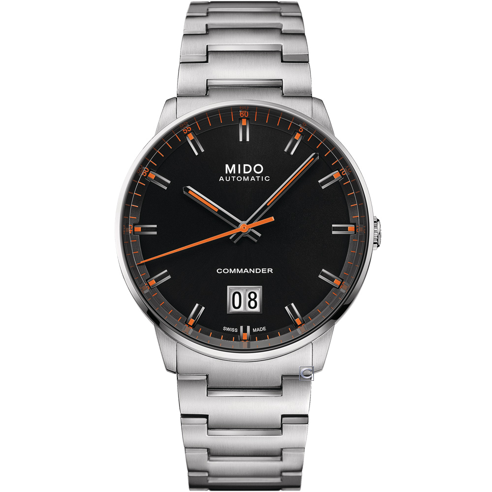 MIDO 美度 COMMANDER 香榭系列大日期機械錶-M0216261105100/42mm