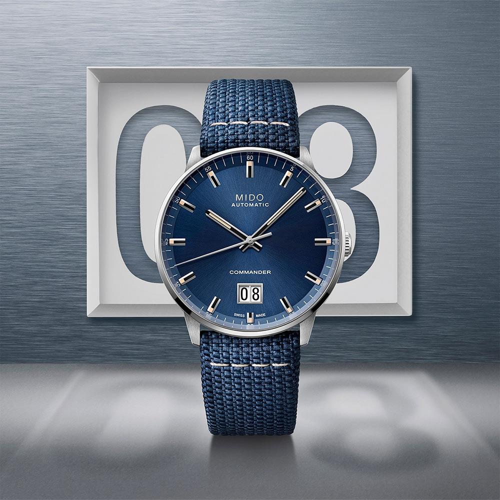 MIDO 美度 COMMANDER 香榭系列大日期機械錶-42mm M0216261704100