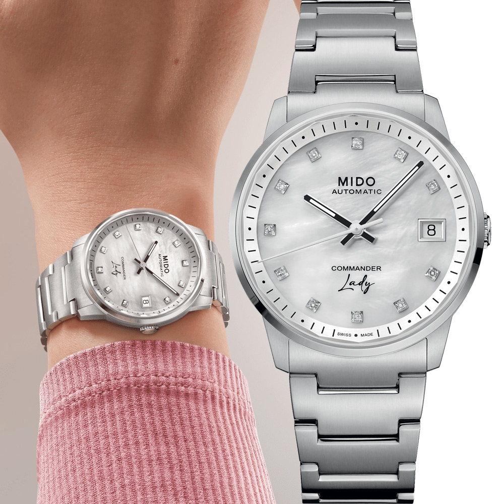MIDO 美度 COMMANDER 香榭系列 典雅機械腕錶-M0212071110600/官方授權經銷商M2
