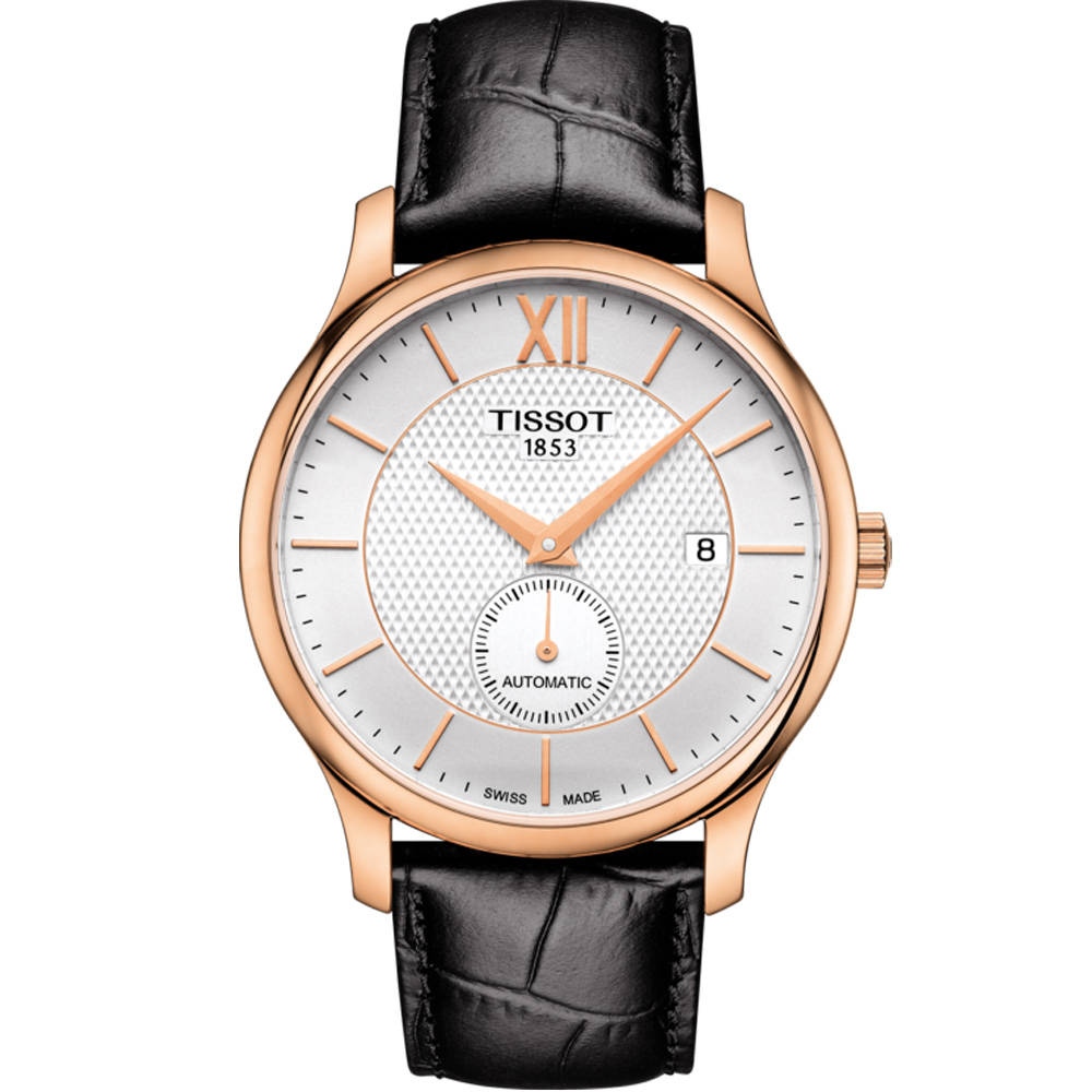 TISSOT TRADITION AUTOMATIC小秒針機械錶(T0634283603800)