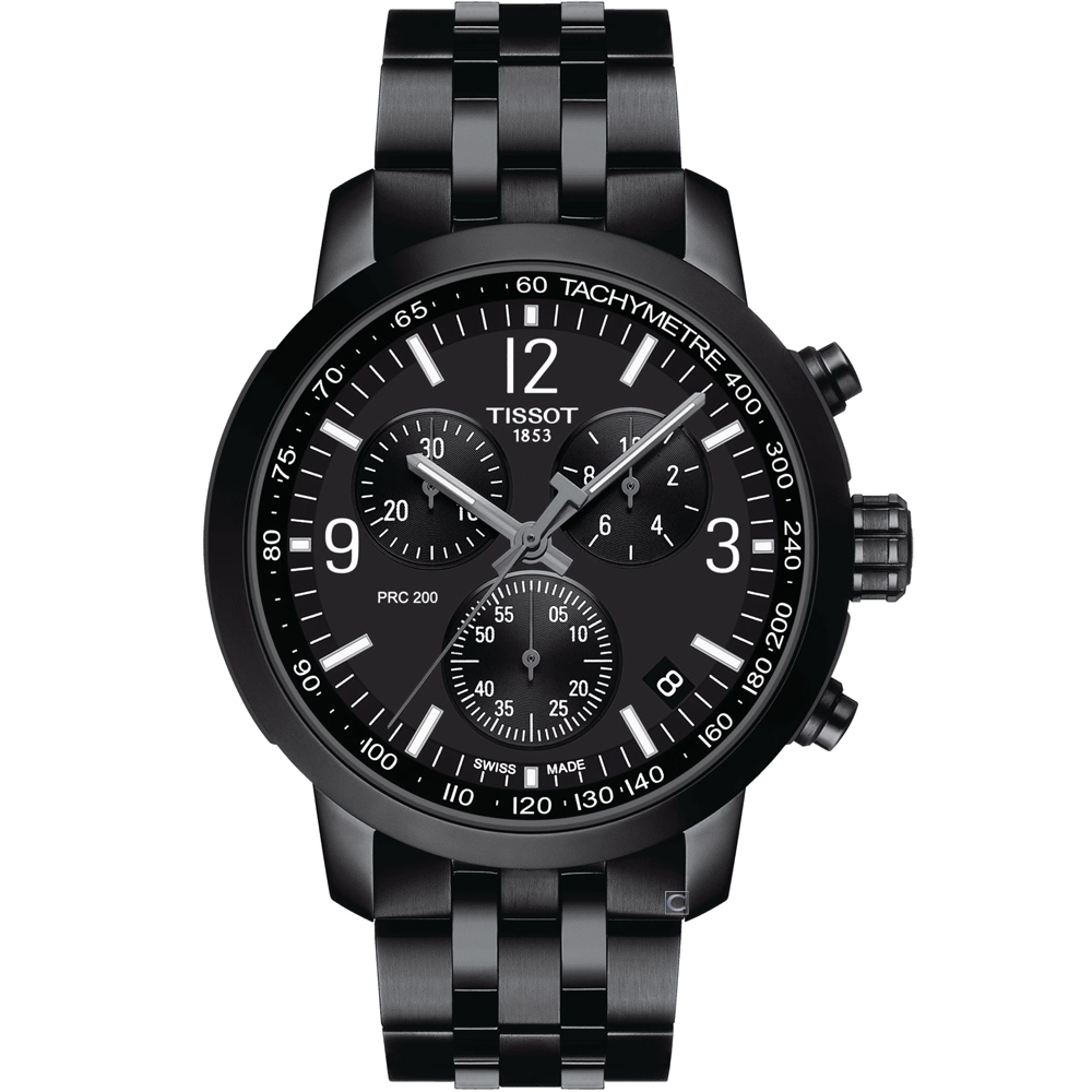 TISSOT 天梭 T-Sport PRC 200 CHRONOGRAPH計時腕錶-T1144173305700/43mm