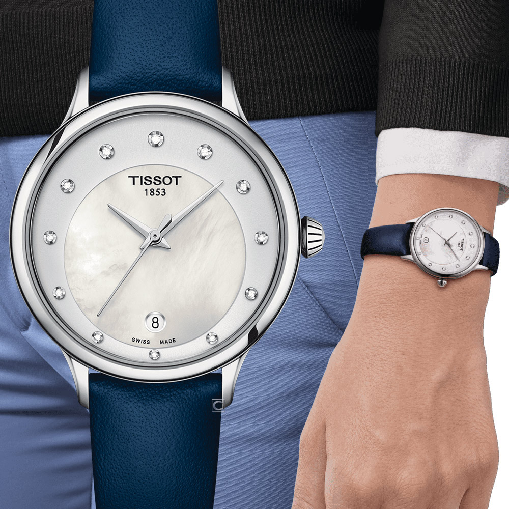 TISSOT 天梭 Odaci-T系列 優雅時尚腕錶T1332101611600