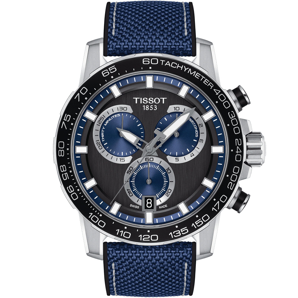 TISSOT 天梭 Supersport 計時手錶-45.5mm T1256171705103