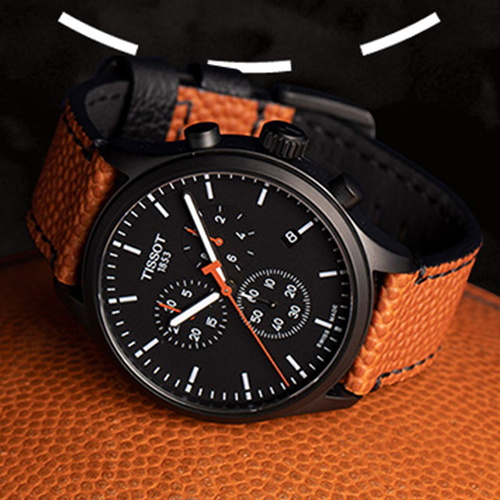 TISSOT天梭 NBA聯名款 籃球特別版 計時腕錶 45mm/T1166173605112