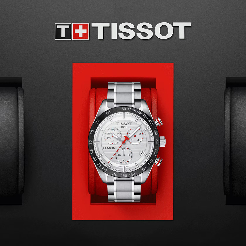 TISSOT PRS 516 賽車元素計時腕錶-T1004171103100