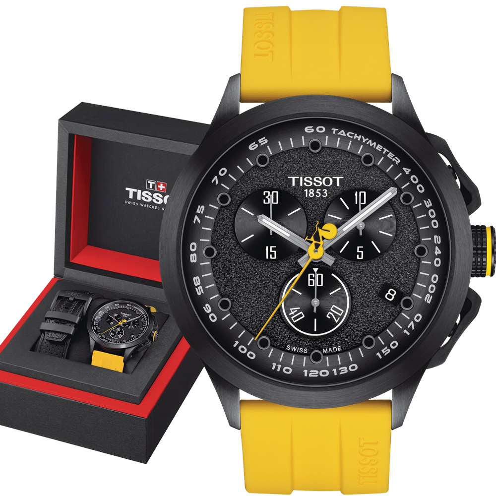 TISSOT 天梭 官方授權 T-RACE 系列 環法自行車款 運動腕錶-T1354173705105