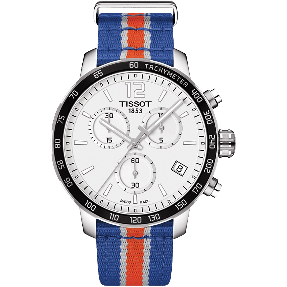 TISSOT 天梭 NBA紐約尼克隊特別版計時錶/42mm/T0954171703706