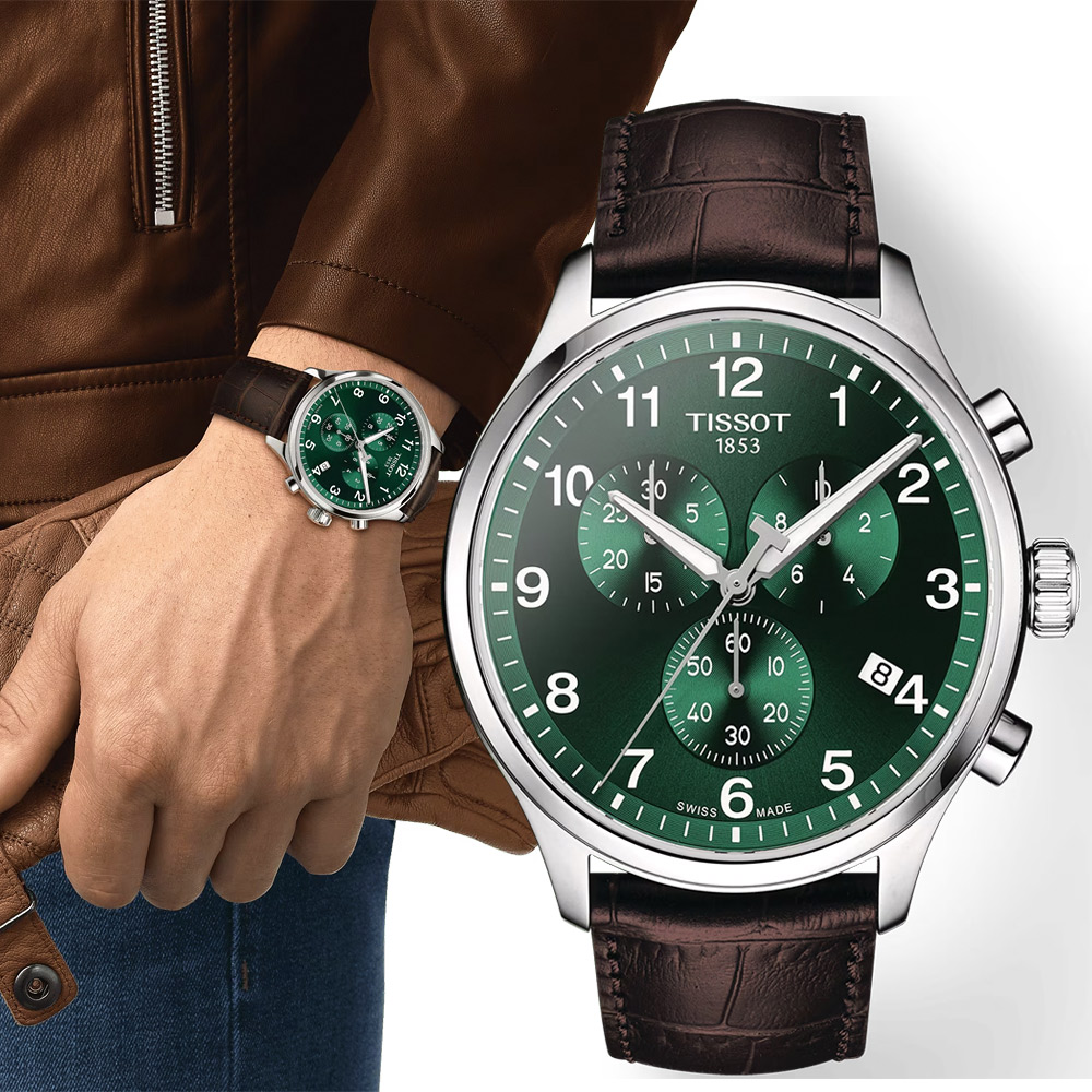 TISSOT 天梭 韻馳系列 Chrono XL計時手錶-45mm T1166171609200