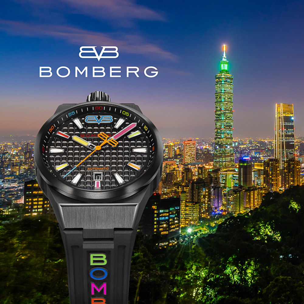 BOMBERG 炸彈錶 Bolt-68 NEO 台北版 自動機械大都會系列腕錶(BF43APBA.09-7.12)