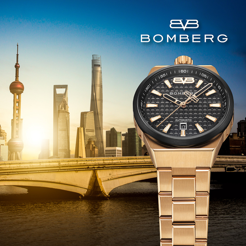 BOMBERG 炸彈錶 Bolt-68 NEO 上海版 自動機械大都會系列腕錶(BF43APGD.09-9.12)