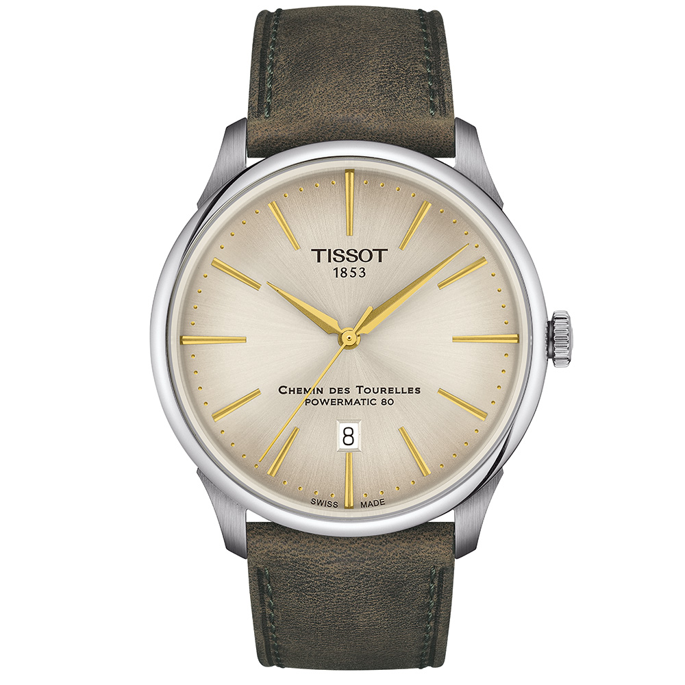 TISSOT 天梭 杜魯爾系列自動腕錶 男錶 42MM T1394071626100
