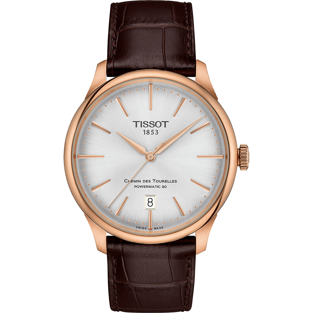 TISSOT 天梭杜魯爾系列自動腕錶 男錶 39MM T1398073603100