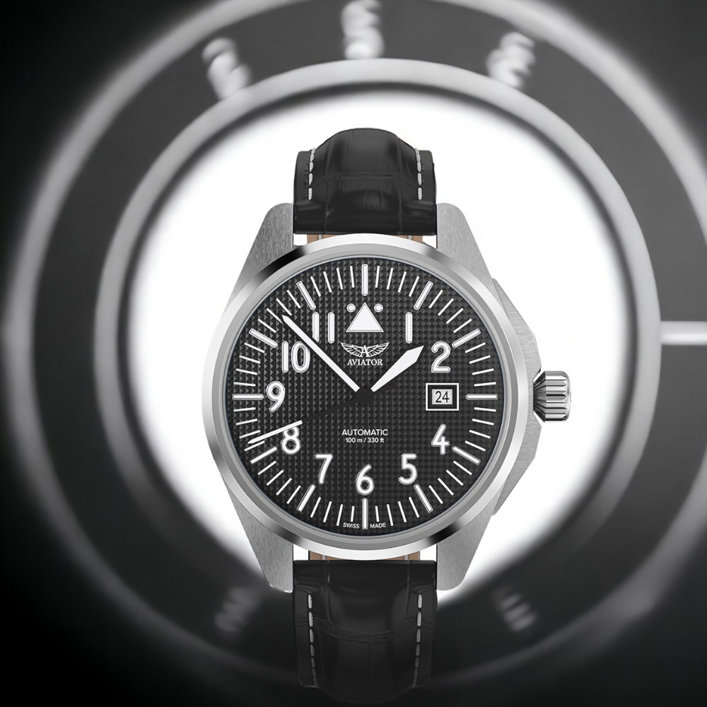 AVIATOR 飛行員 AIRACOBRA P43 飛行風格 機械錶 男錶 手錶-V.3.39.0.333.4