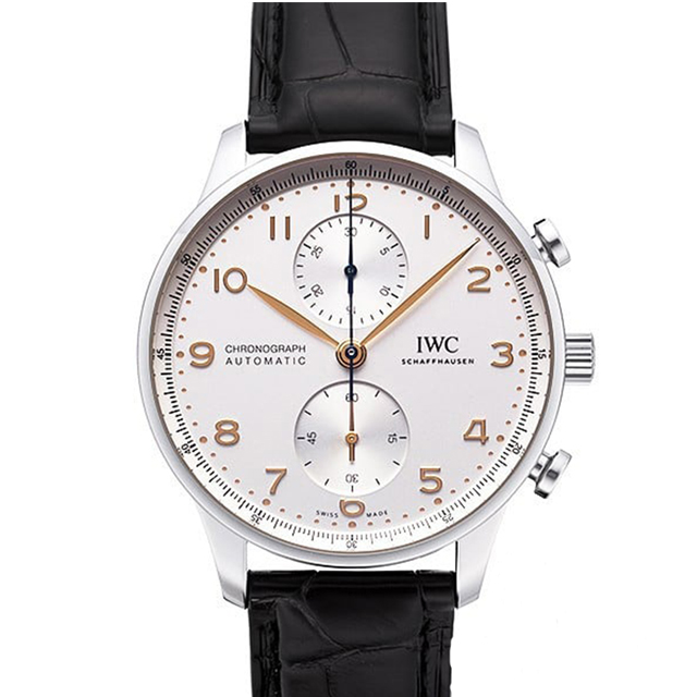 IWC 萬國錶 新葡萄牙計時腕錶(IW371604)x白面x41mm