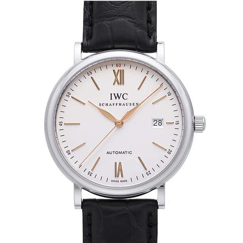IWC 萬國錶 Portofino柏濤菲諾經典皮帶腕錶(IW356517)x白面x40mm