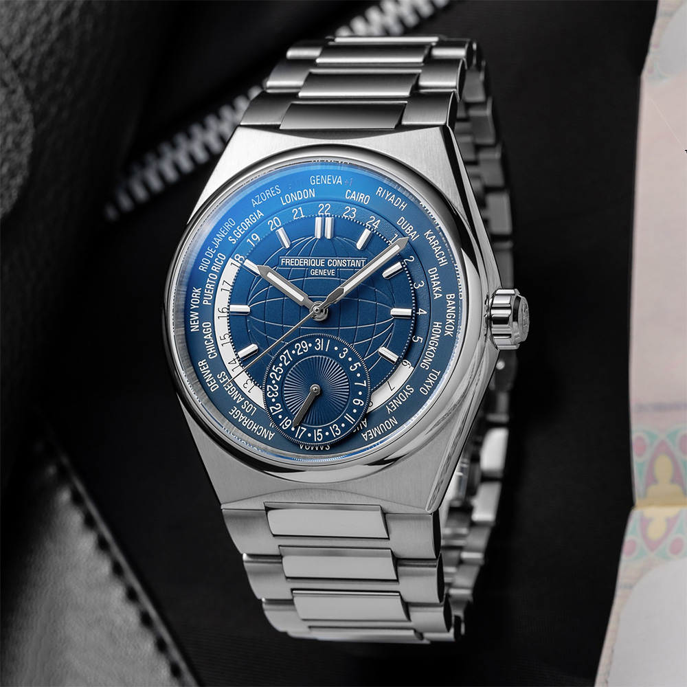CONSTANT 康斯登 Highlife Worldtimer 世界時區機械錶 FC-718N4NH6B