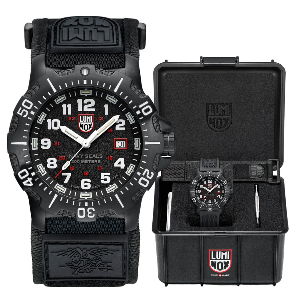 LUMINOX雷明時 Navy SEAL 4230海豹部隊雙錶帶禮盒組 / 4231SET