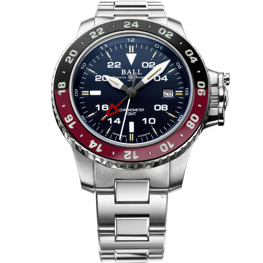 Ball 波爾錶 Engineer GMT II 兩地時間機械錶-DG2118C-S3C-BE