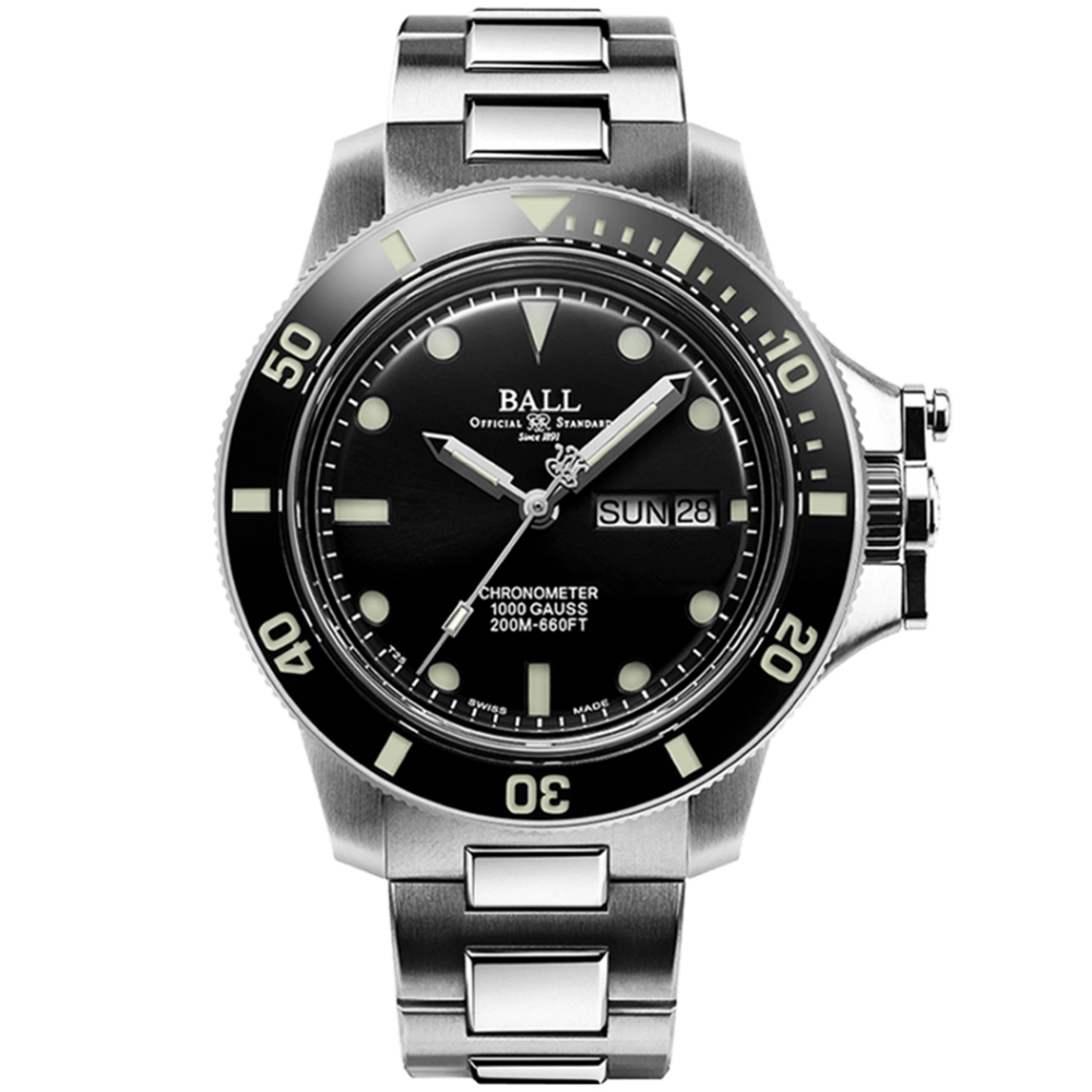BALL 波爾錶 Engineer系列 COSC天文臺認證 機械腕錶 40mm / DM2118B-SCJ-BK