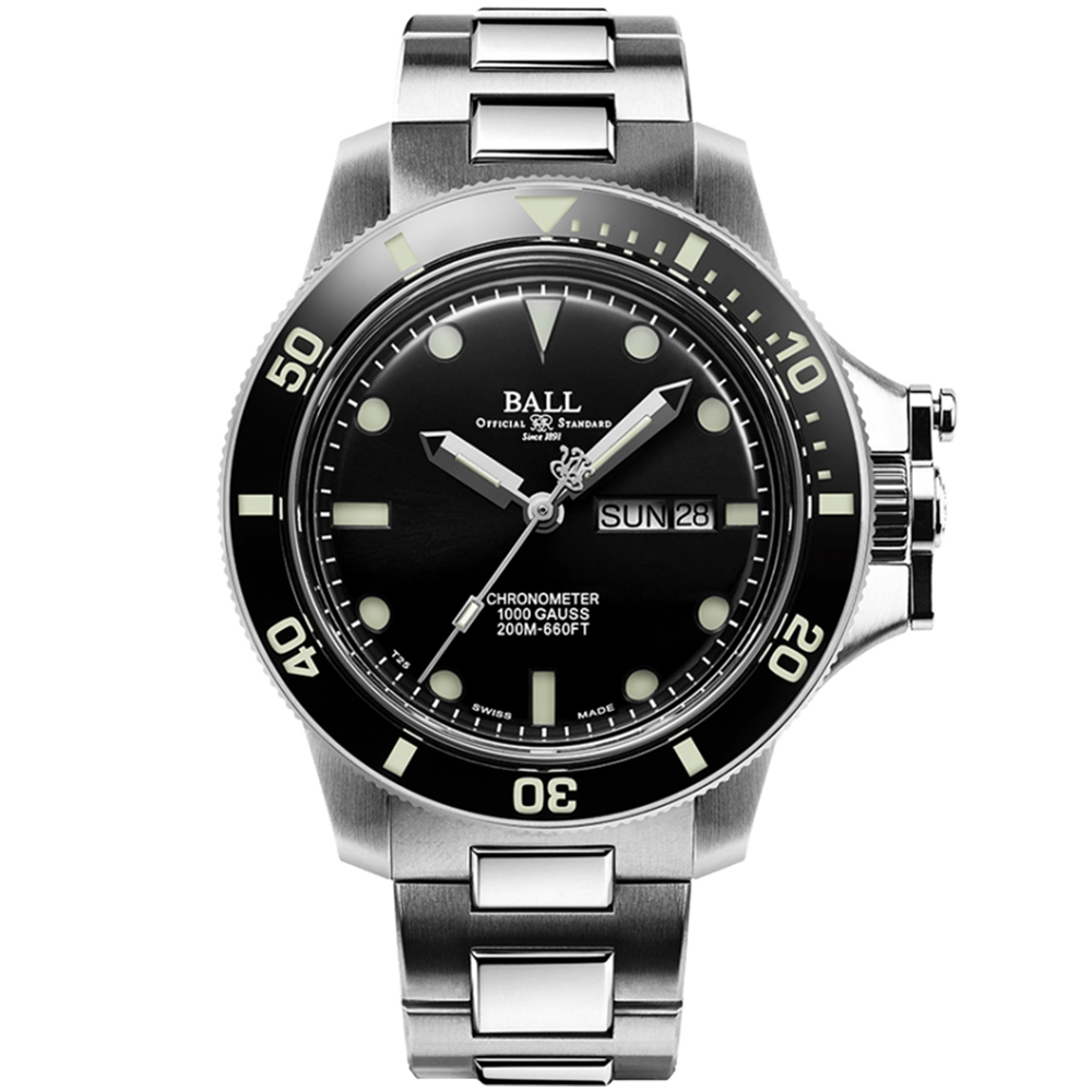BALL 波爾錶 Engineer系列 COSC天文臺認證 機械腕錶 43mm / DM2218B-SCJ-BK