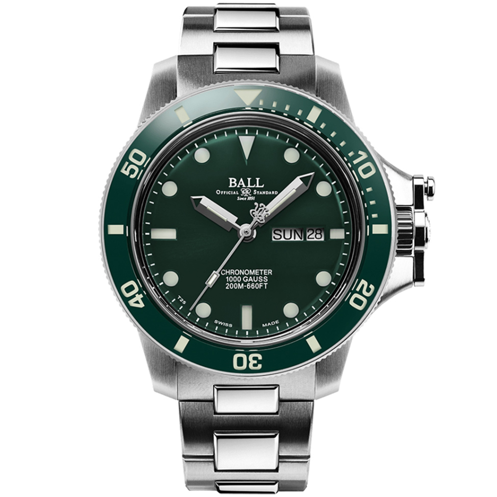 BALL 波爾錶 Engineer系列 COSC天文臺認證 機械腕錶 43mm / DM2218B-S2CJ-GR
