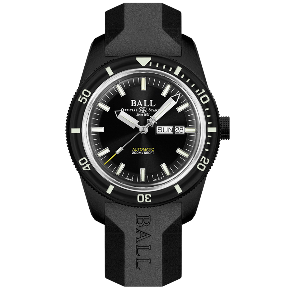 BALL 波爾錶 Engineer II系列 彩虹氣燈 潛水機械腕錶 42mm / DM3208B-P4-BK